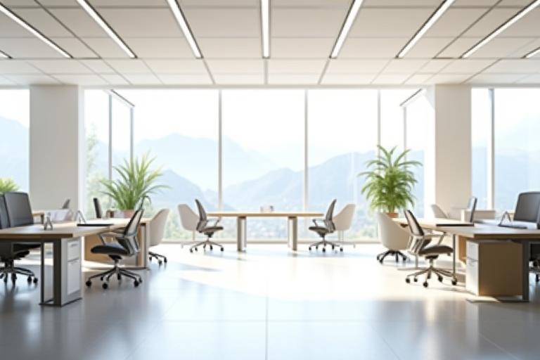 Modern office interior representing Alpin Skills Development AG
